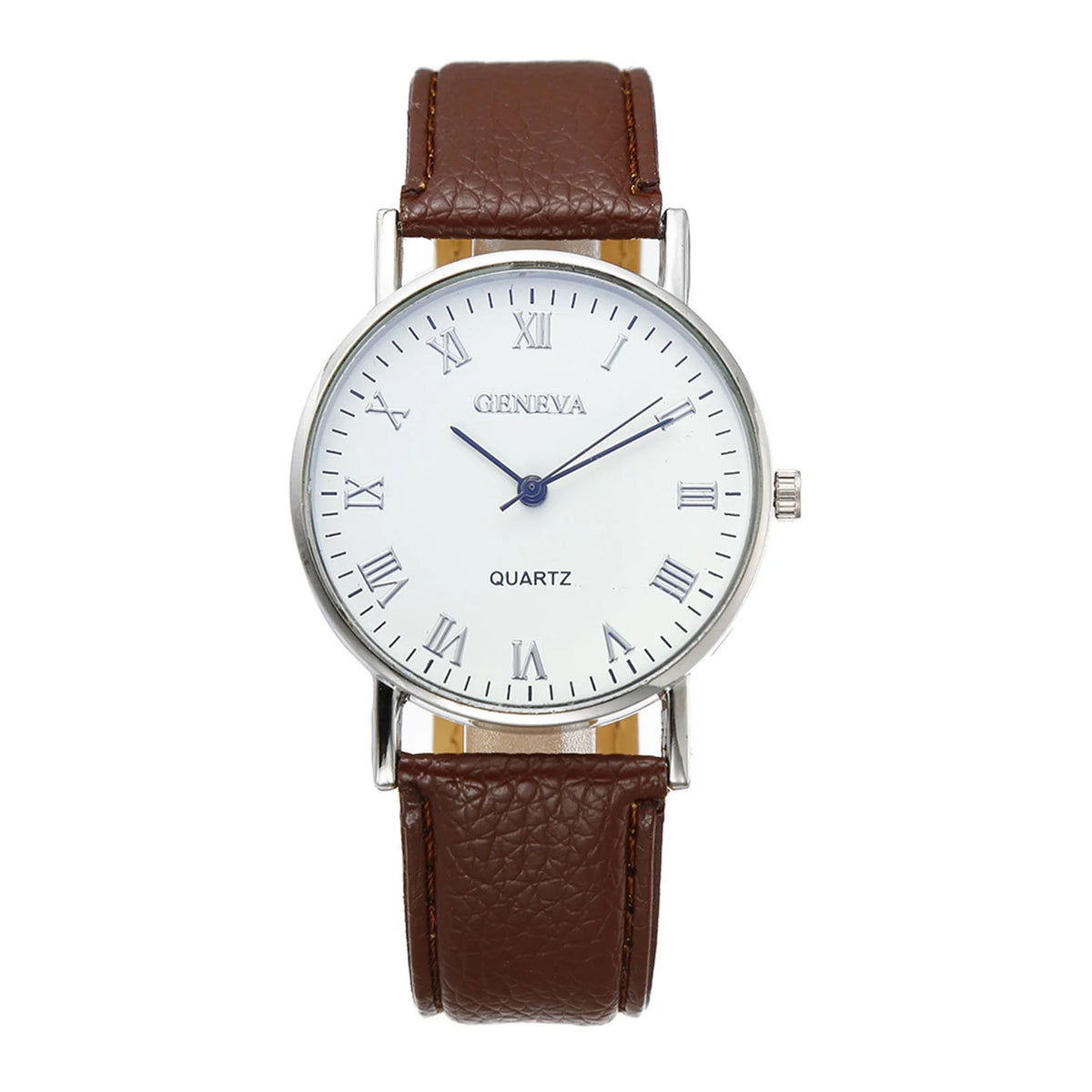 Ausyst Men'S Watch Fashion Luxury Faux Leather Mens Quartz Analog Watches Gift for Men on Sale Clearance