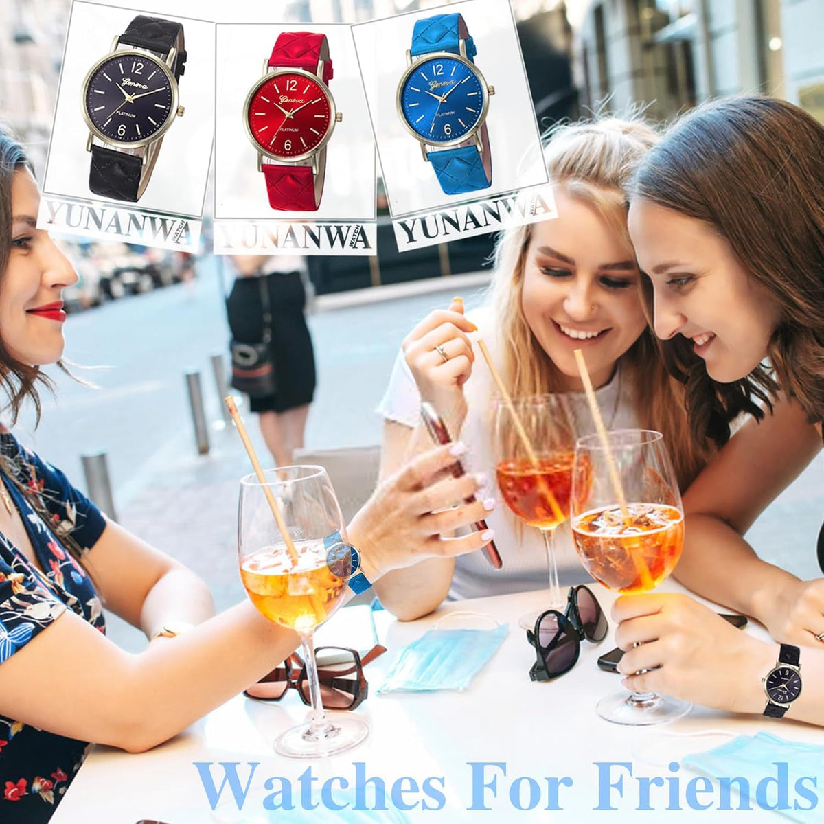 10 Pack Women Men Unisex Platinum Watches Roman Leather Band Analog Quartz Wrist Watch
