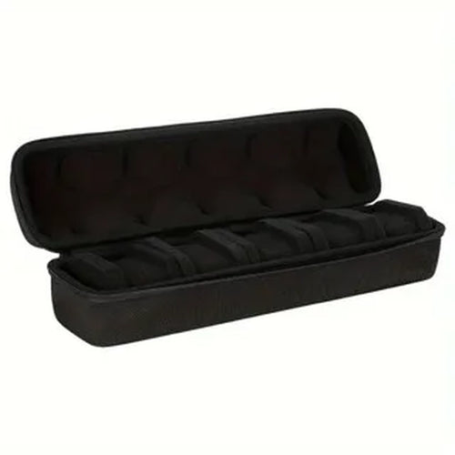 5 Slots Hard Shell Watch Storage Box, Carry Case, Display Organizer, Watch Box Holder Display Cabinet